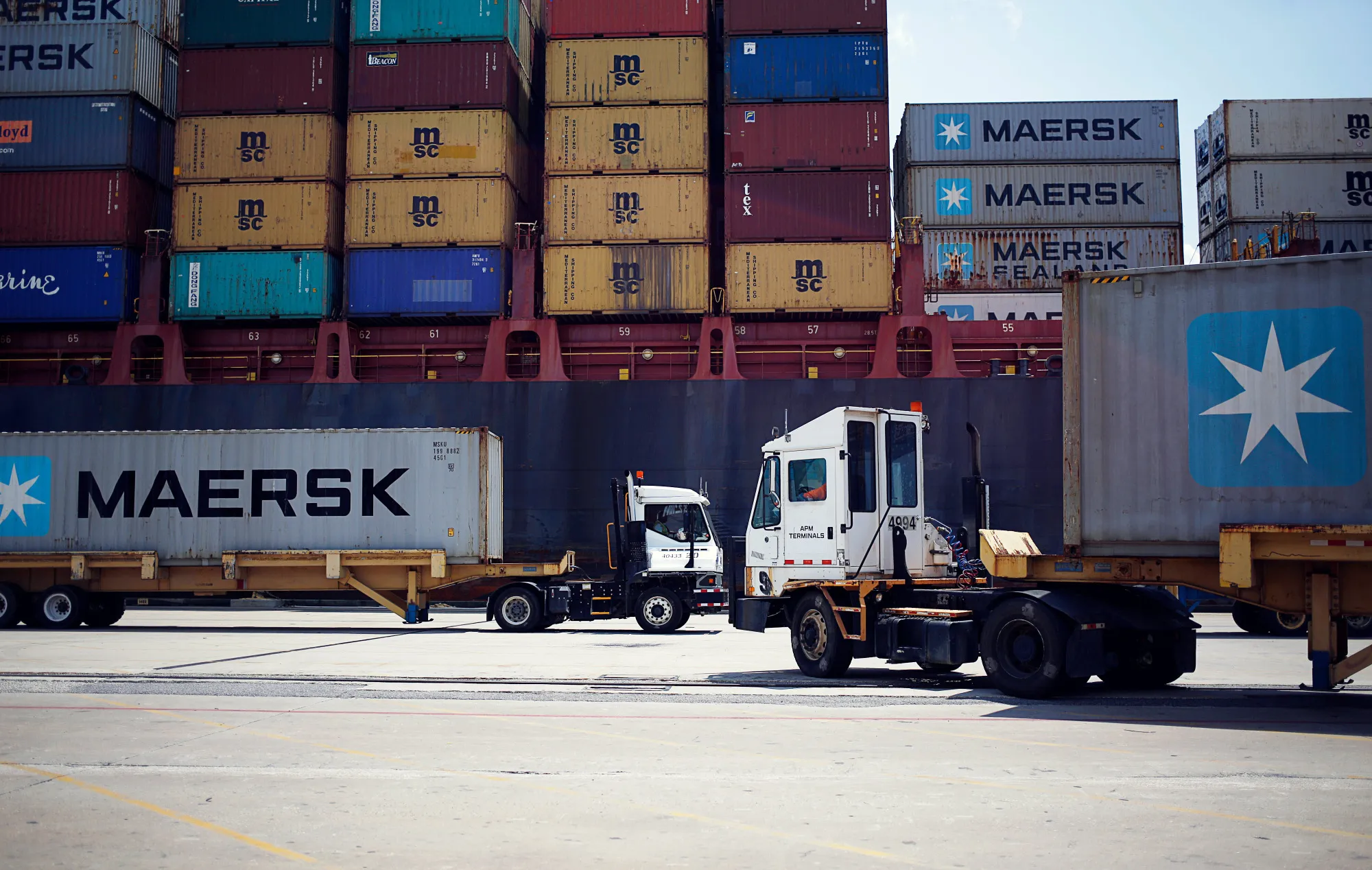 The Port of Mobile in Alabama.
