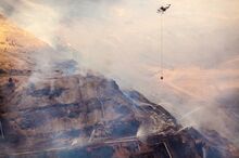 The Hazelwood Mine Fire in 2014.