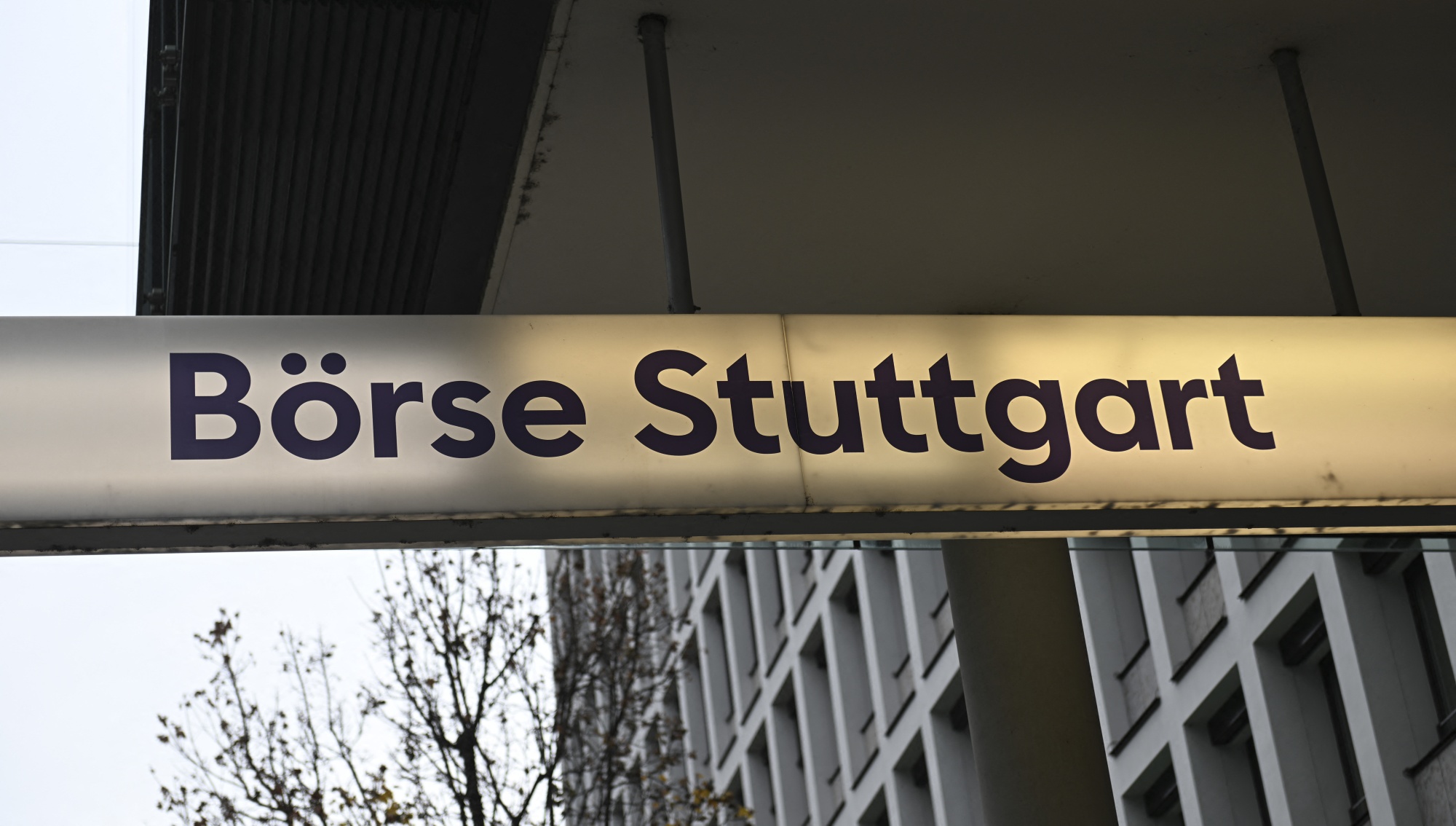 Boerse Stuttgart Photographer: THOMAS KIENZLE/AFP