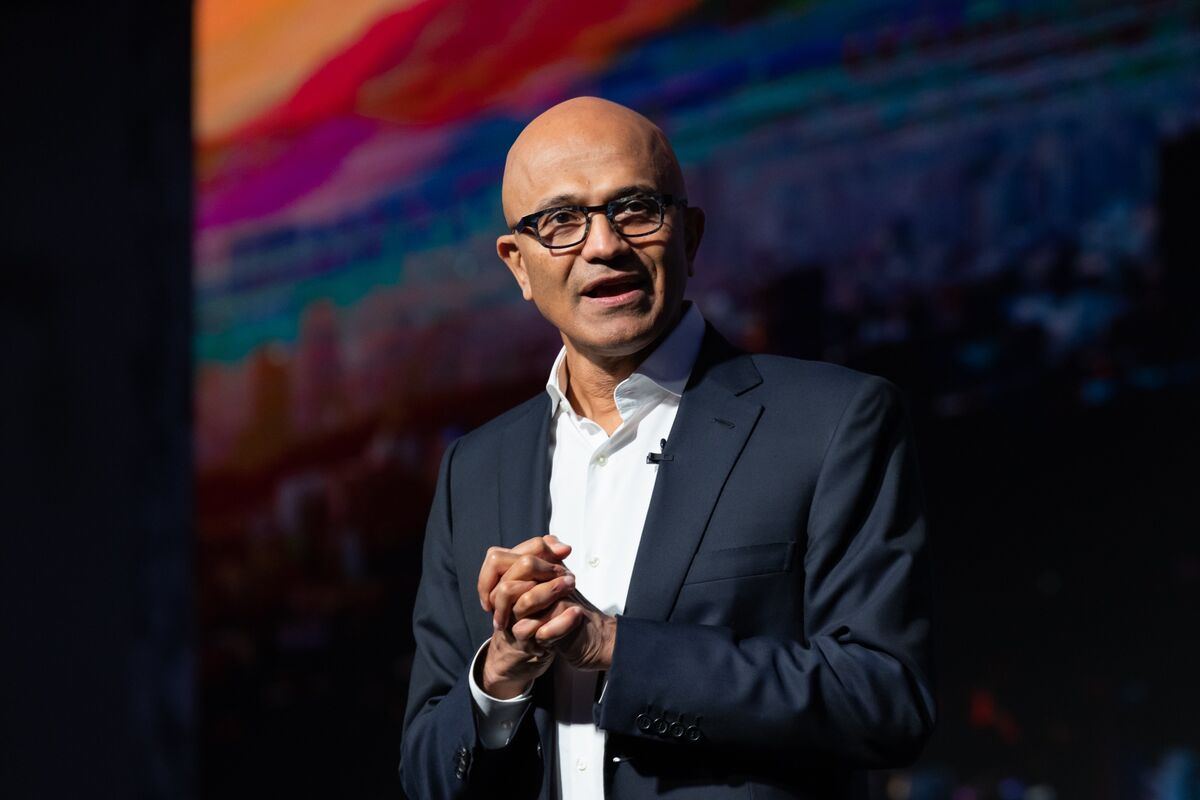 Microsoft CEO Gets $96 Million Pay Package on ‘Exceptional’ Year
