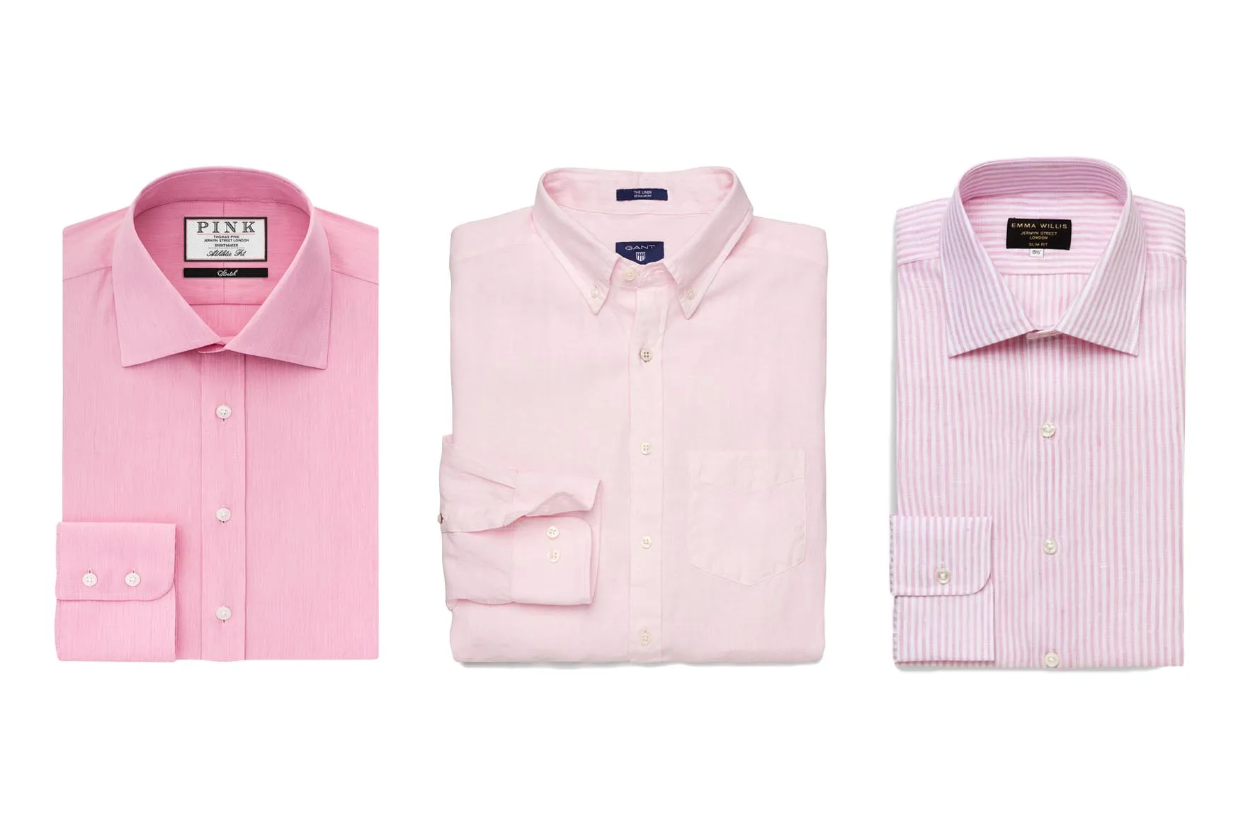 男性諸君、度胸示すならピンク色のシャツはいかが－大流行の予感