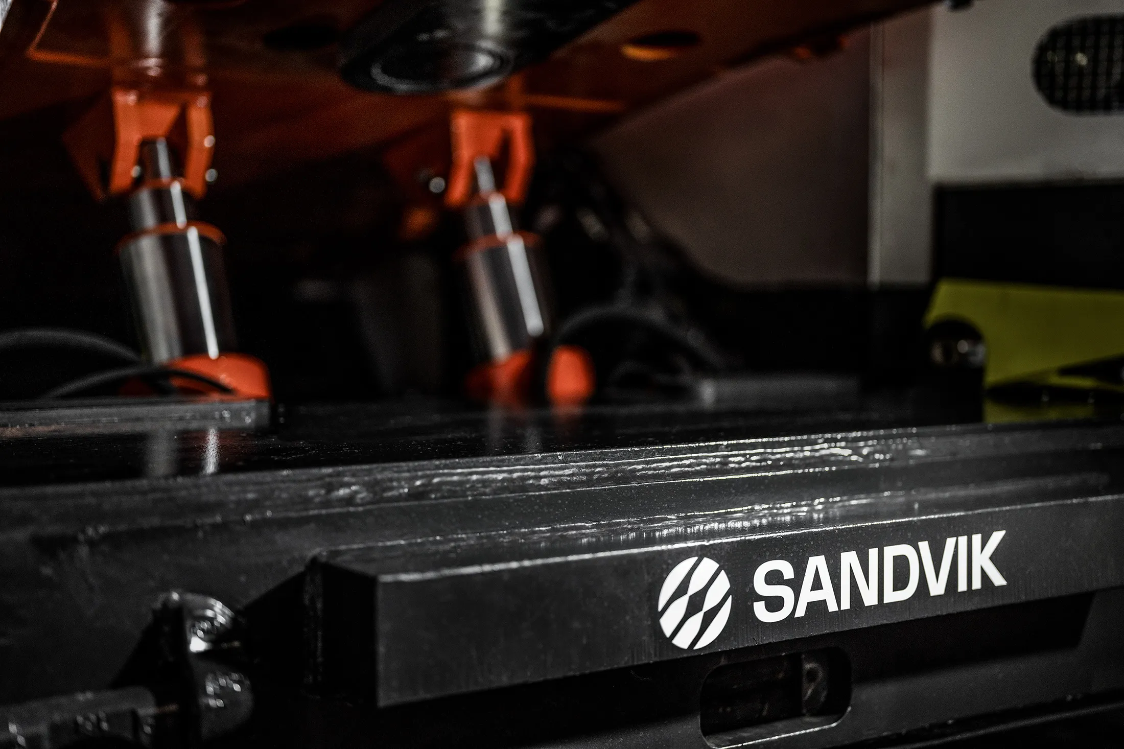 A Sandvik MC350 continuous miner.