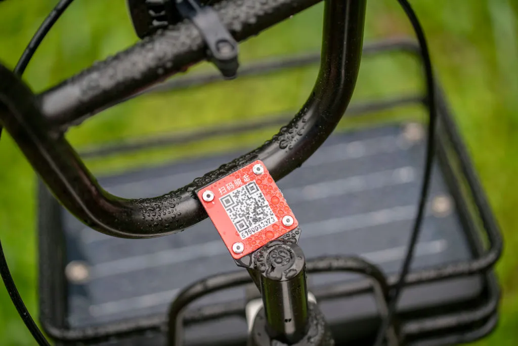 Chinese are comfortable with QR codes.
