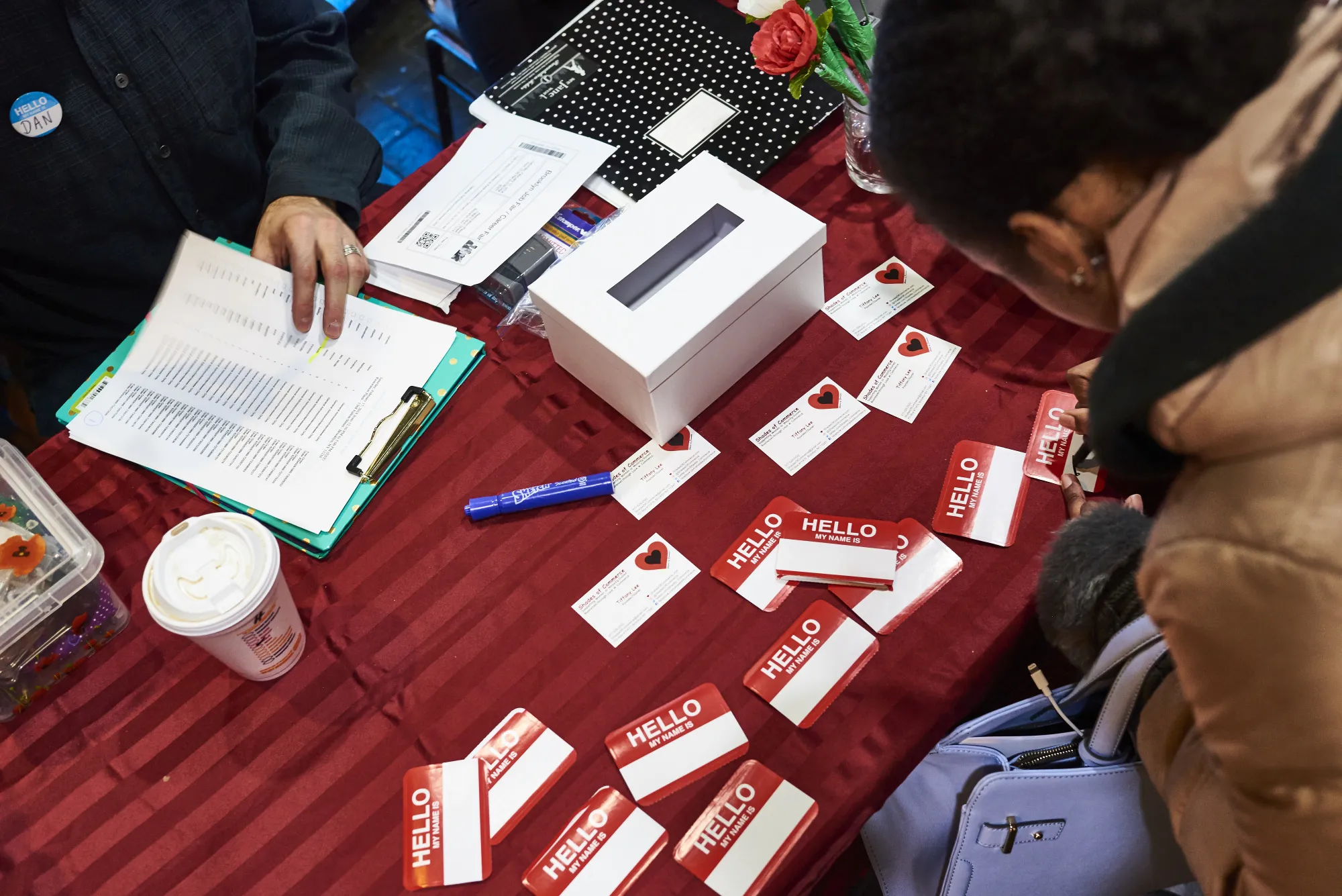 Inside A Shades Of Commerce Job Fair As Initial Jobless Claims Are Released