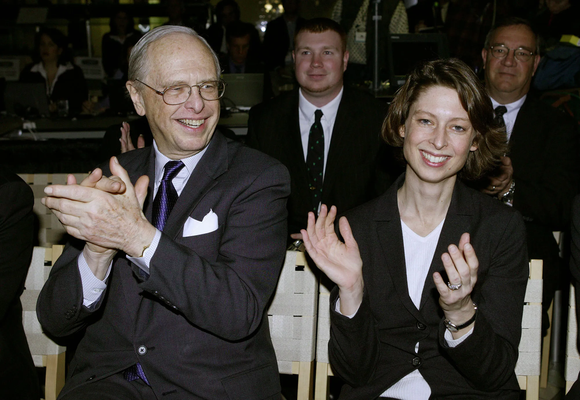 Ned&nbsp;C. Johnson III and Abigail Johnson in Merrimack, New Hampshire in 2004.