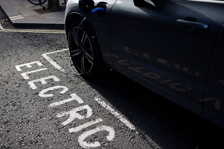 EV electric charging charger Volvo GETTY sub