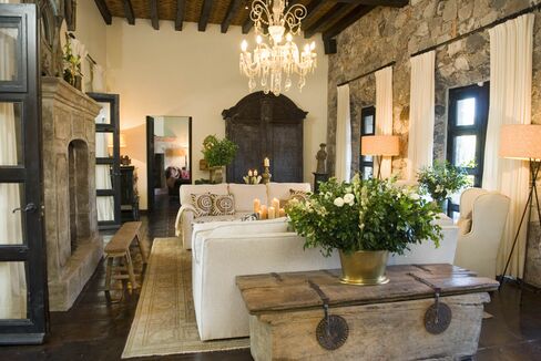 The house's living room.