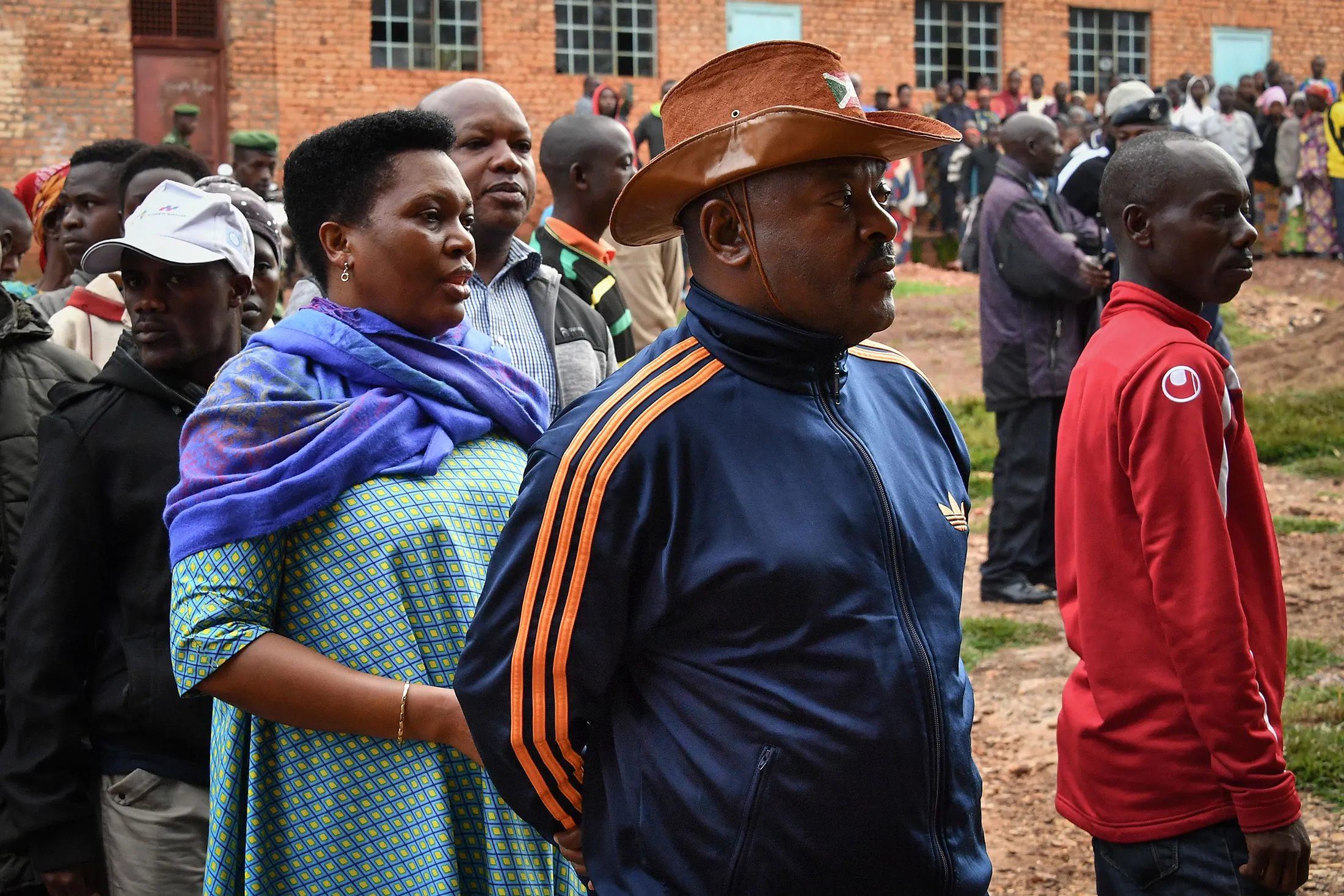 Pierre Nkurunziza in Buye, northern Burundi, on May 17, 2018.
