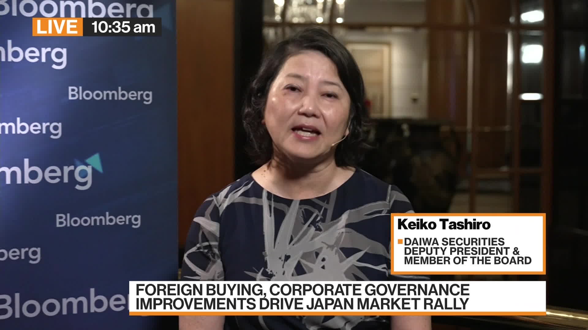 Watch The Mood in Japan has Changed: Daiwa Securities's Tashiro