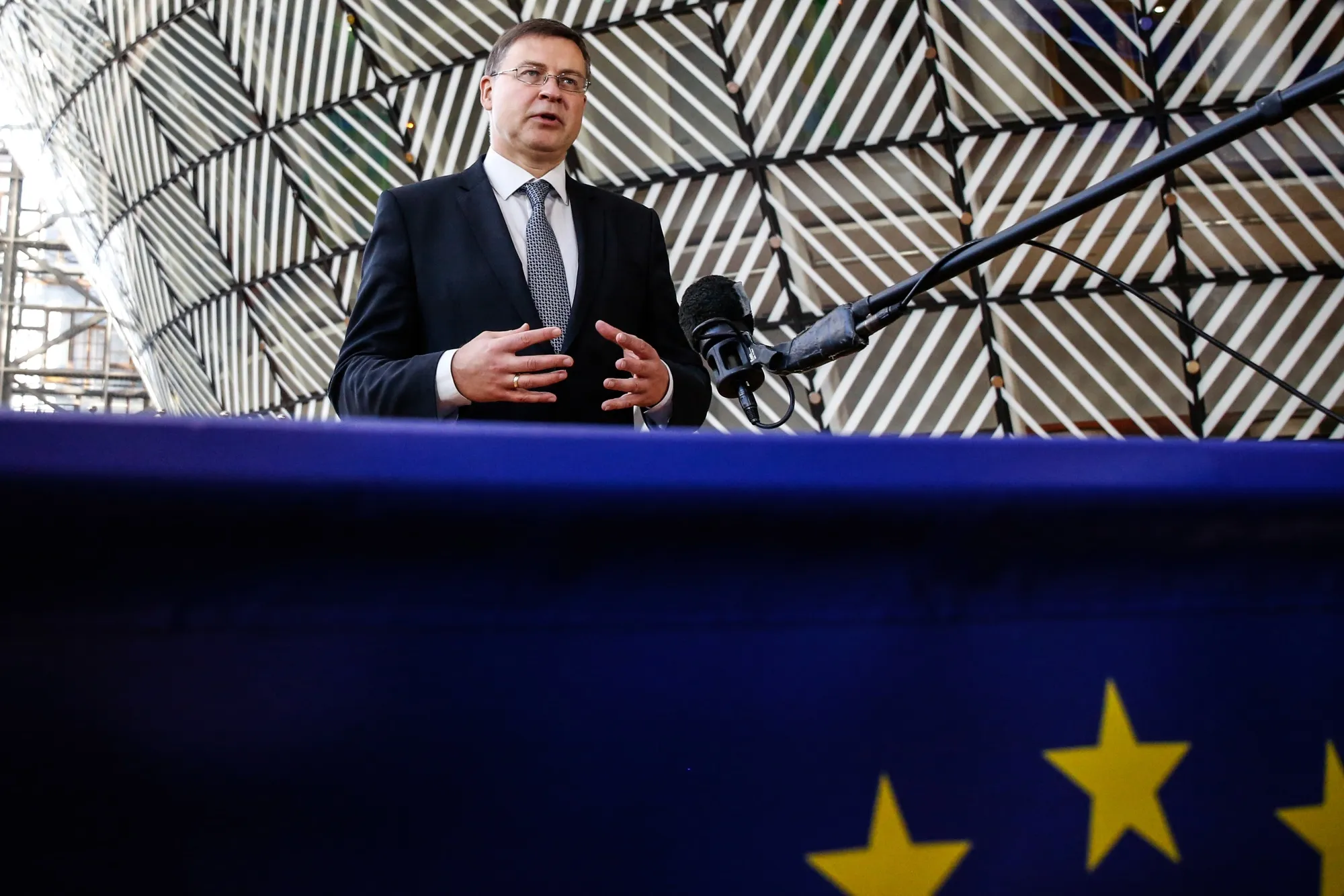 Valdis Dombrovskis, trade commissioner for the European Union.