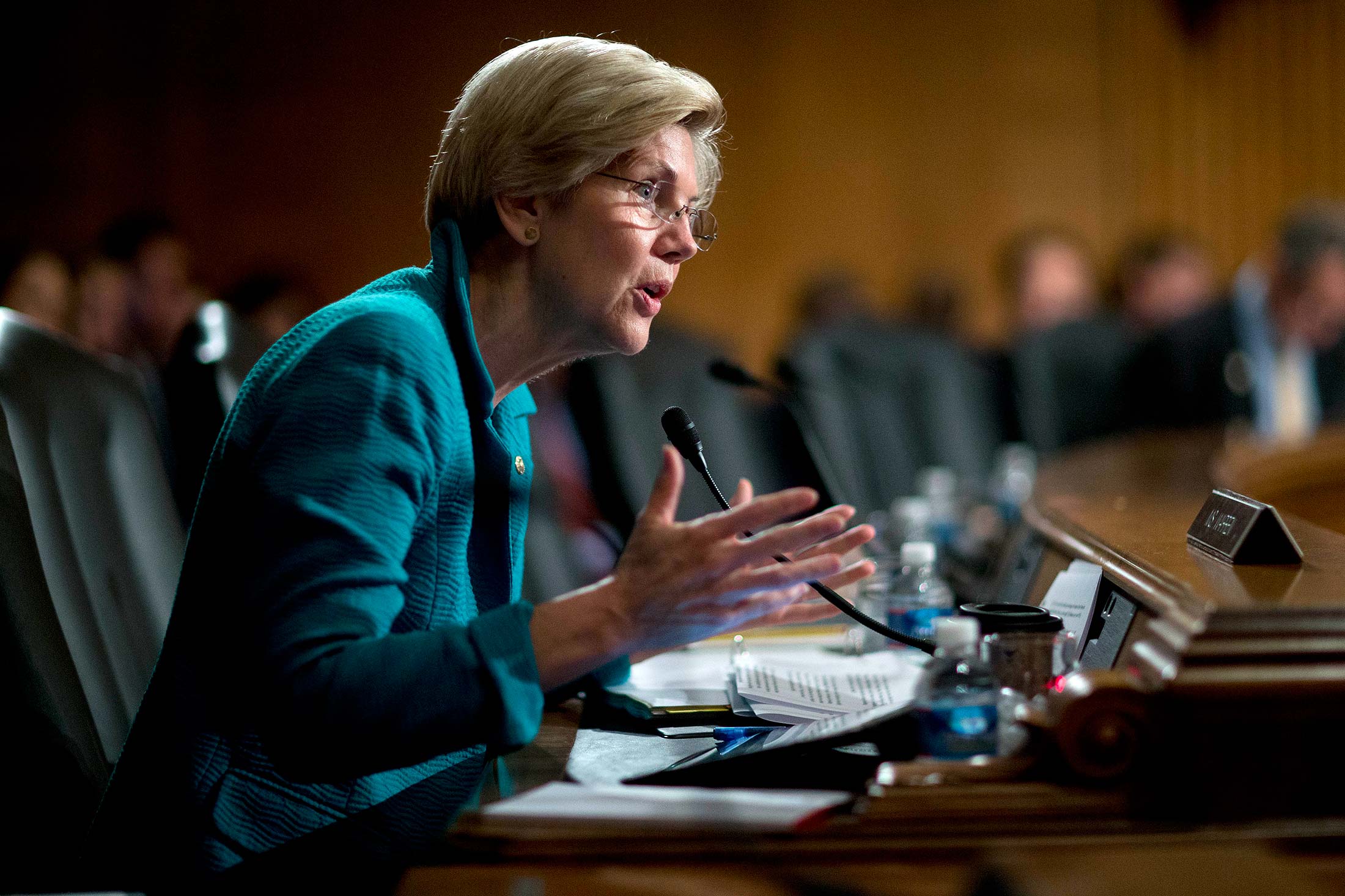 After the Fed released an initial proposal almost two years ago, a bipartisan group of lawmakers including Democratic Senator Elizabeth Warren complained that it didn’t go far enough.
