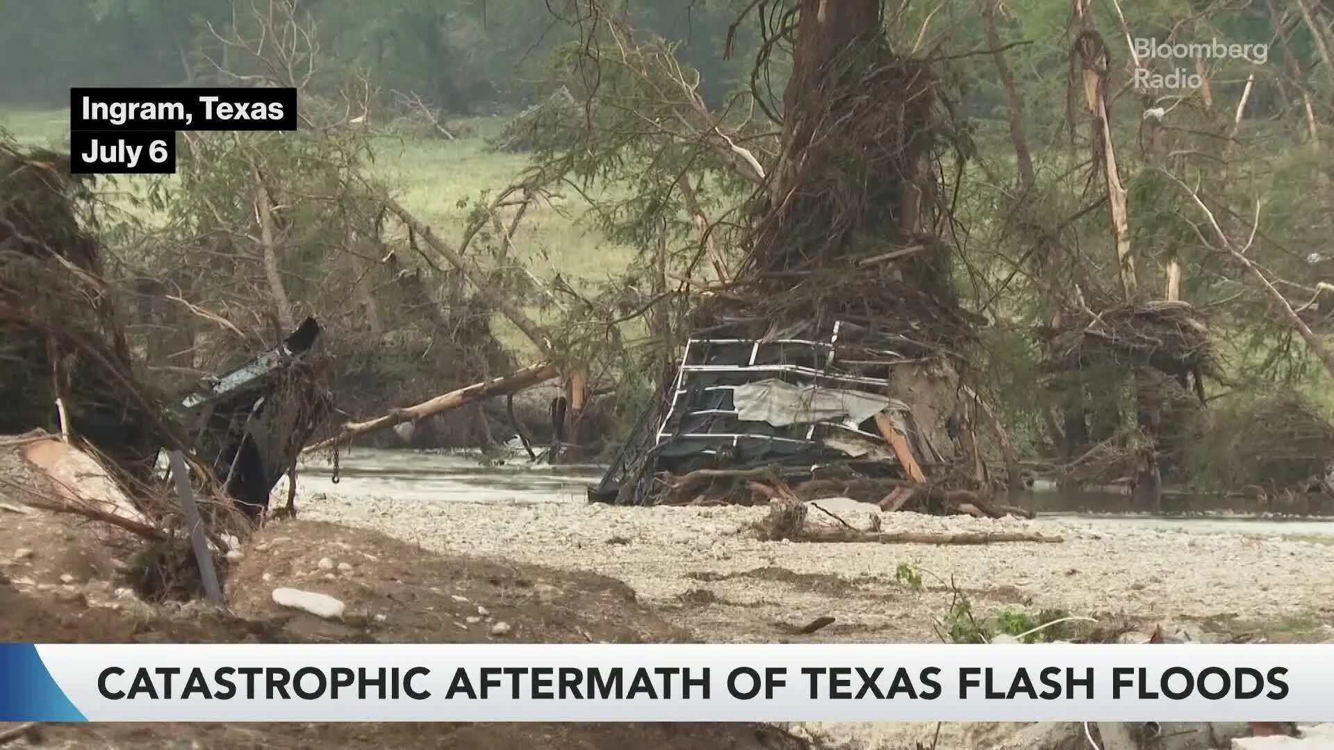 Watch Texas Braces for More Rain as Flooding Death Toll Climbs - Bloomberg