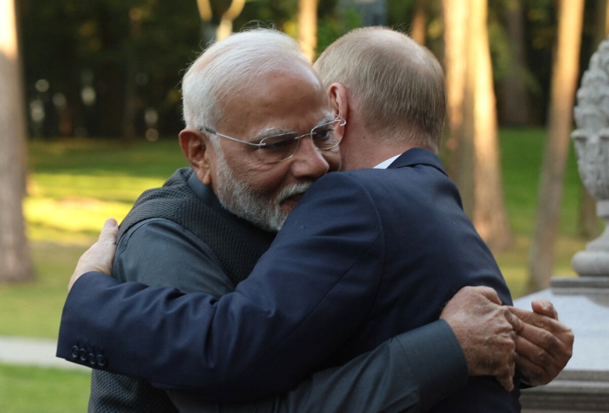 Modi’s Embrace of Putin Irks Biden Team Pushing Support for Kyiv