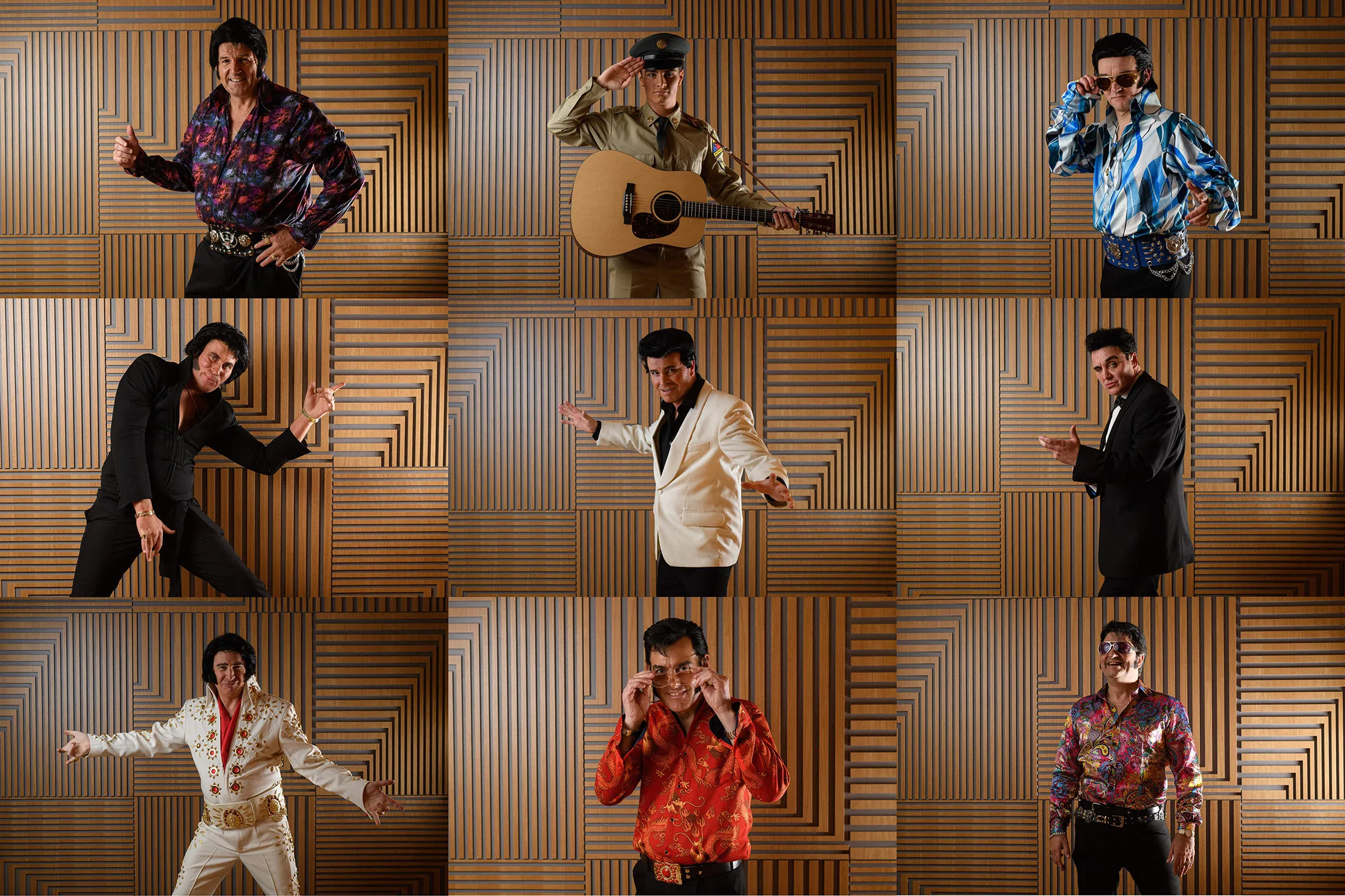 COMBO-BRITAIN-ENTERTAINMENT-ELVIS-TRIBUTE