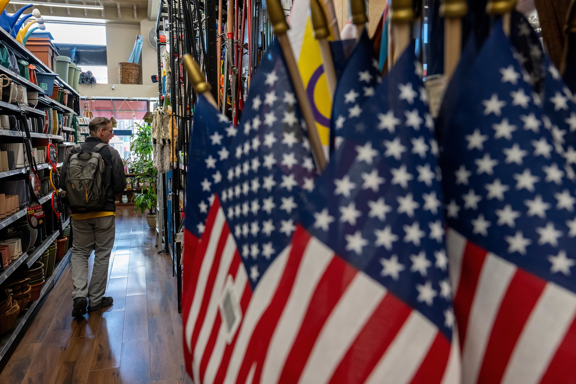 A customer browses products in an ACE hardware store in San Francisco, California. The Bureau of Labor Statistics is scheduled to release US consumer price index (CPI) figures on March 12.