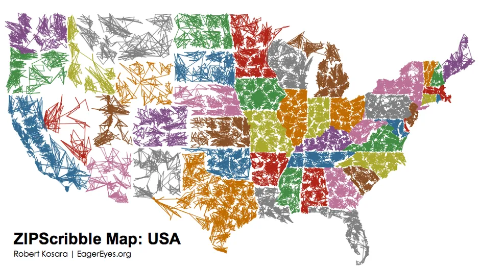 Usps Zip Code Map By State Printable Map Printable ZIP Code Maps