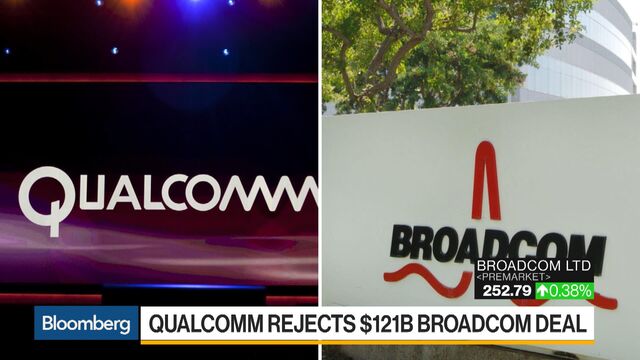 Broadcom Increases Qualcomm Takeover Offer to $121 Billion