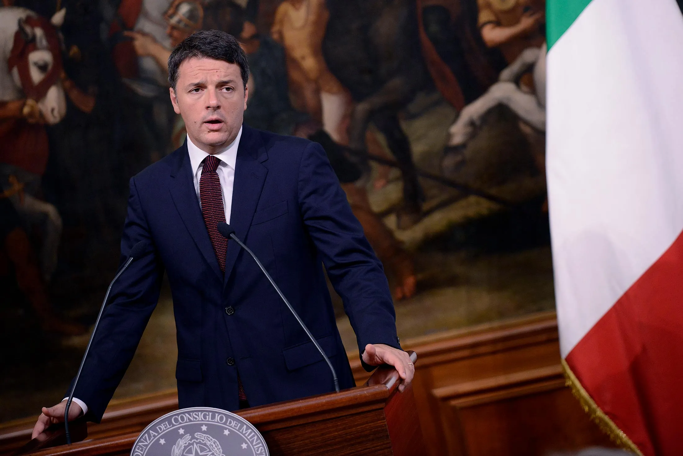Italian Prime Minister Matteo Renzi.
