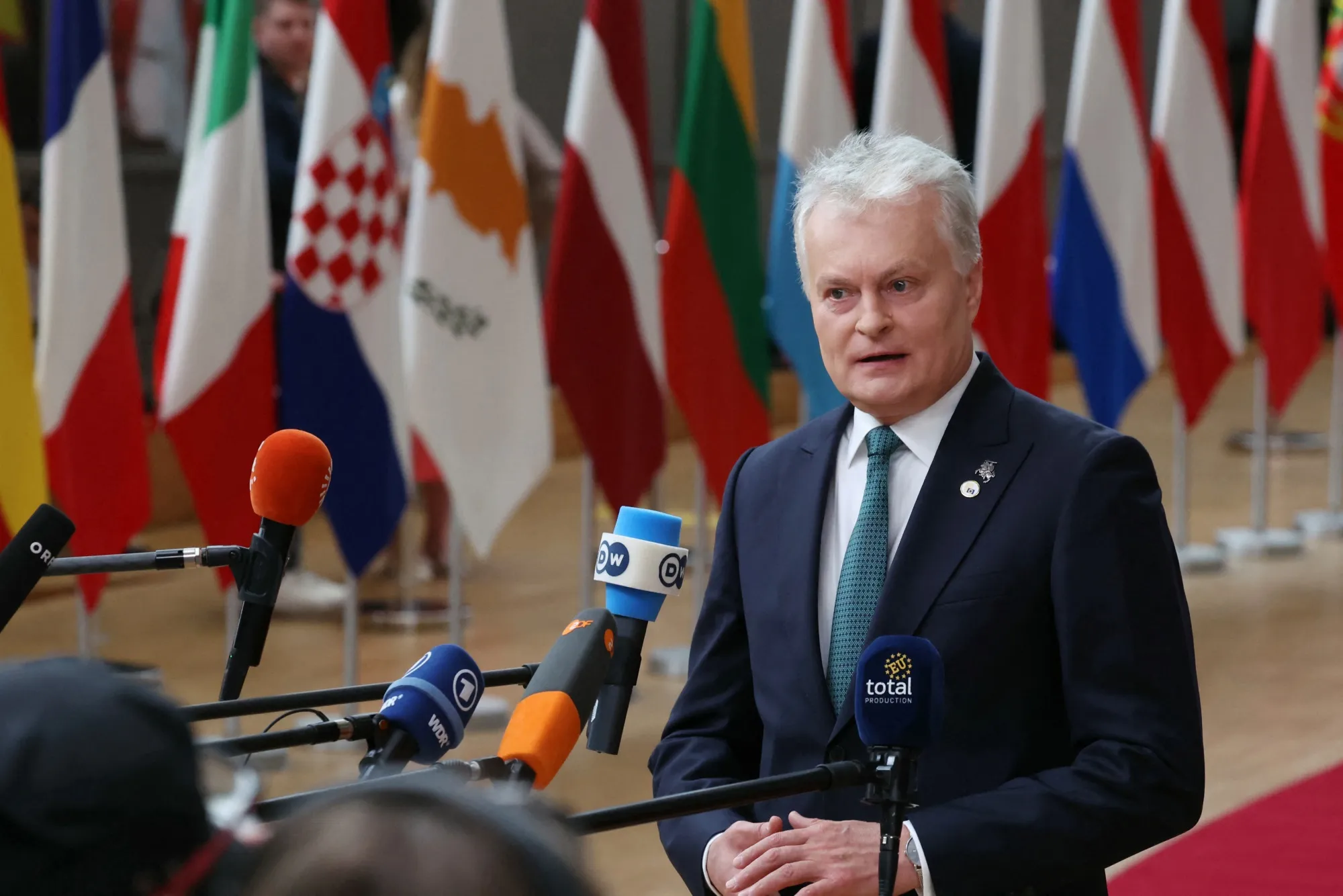 Lithuania’s&nbsp;president Gitanas Nauseda