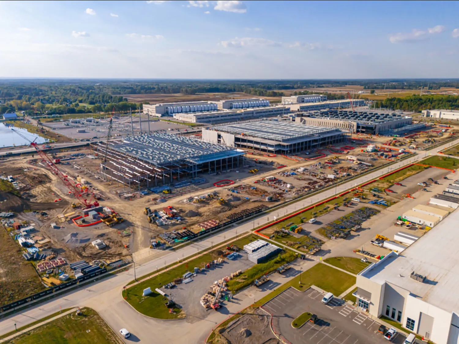 A Turner Construction Co. data center project in New Albany, Ohio.
