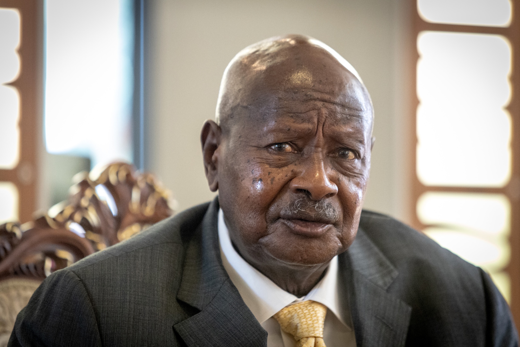 Uganda President Museveni Scoffs at US Withdrawing Preferential Trade  Access - Bloomberg