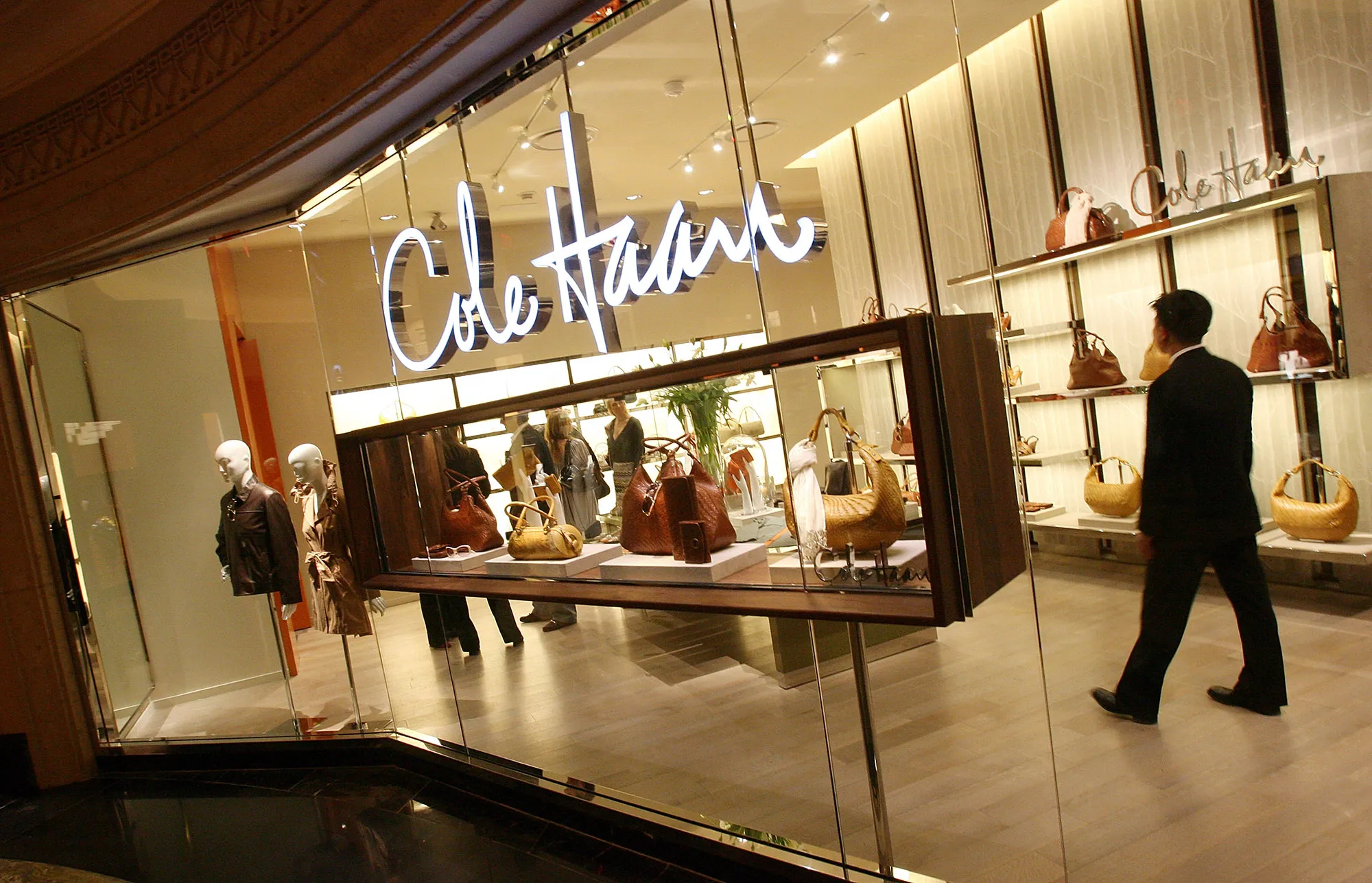 A general view of the exterior of the Cole Haan boutique&nbsp;in Las Vegas.