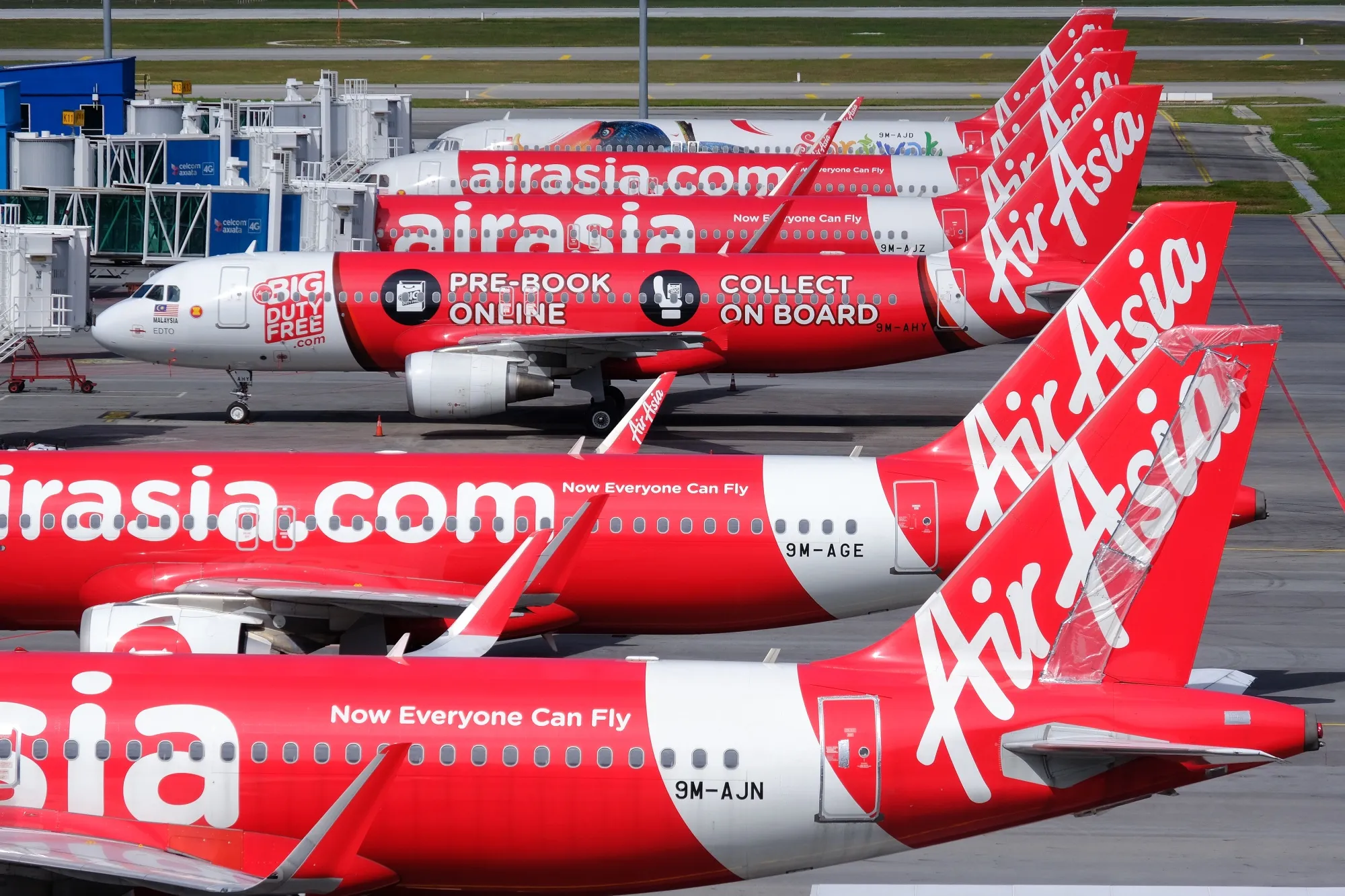 AirAsia Aircraft at Kuala Lumpur Airport Ahead of Earnings