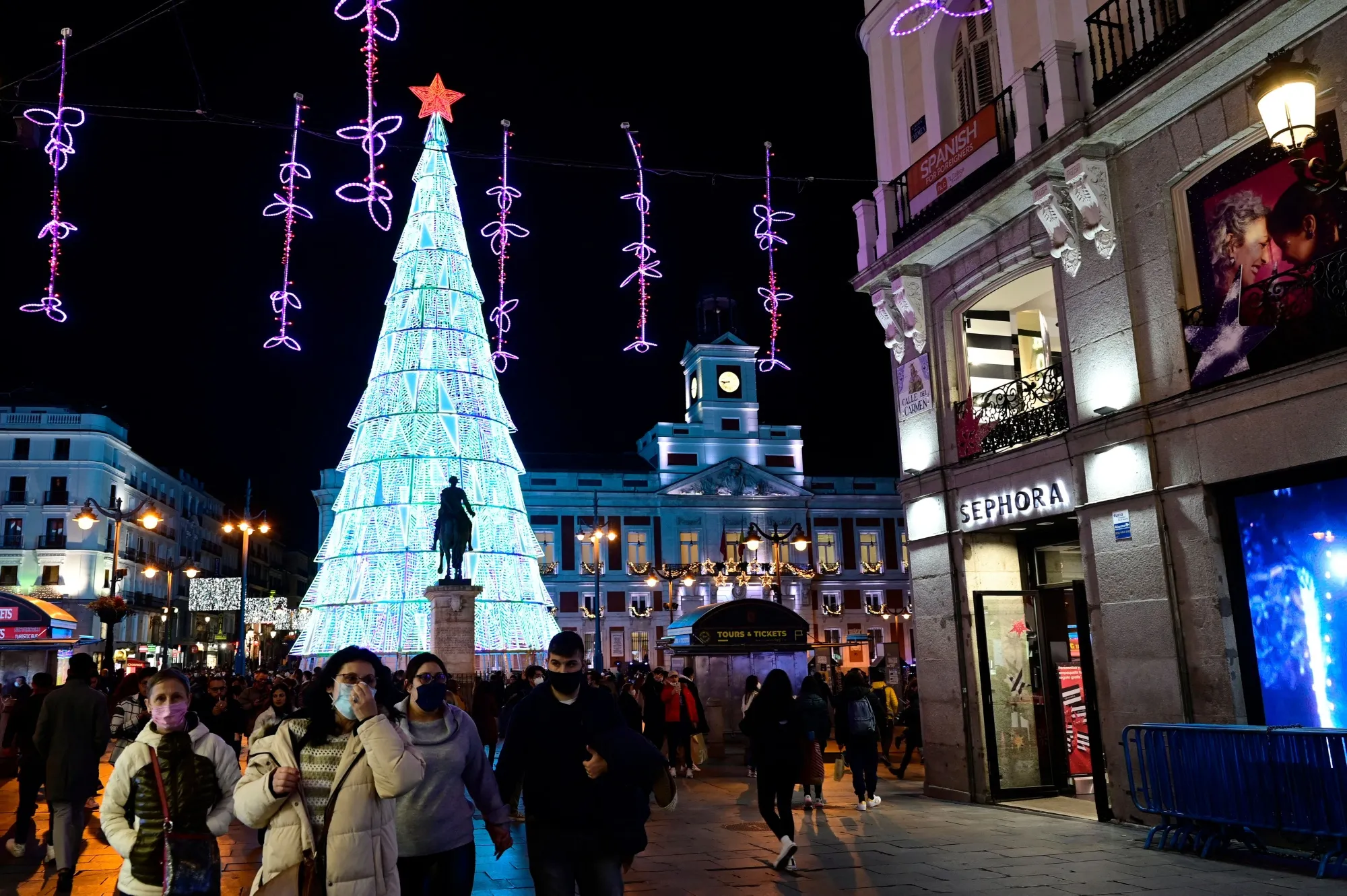 Christmas in Madrid, 2021.