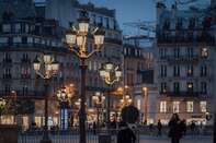 Paris City Lighting as Energy Inflation Bites