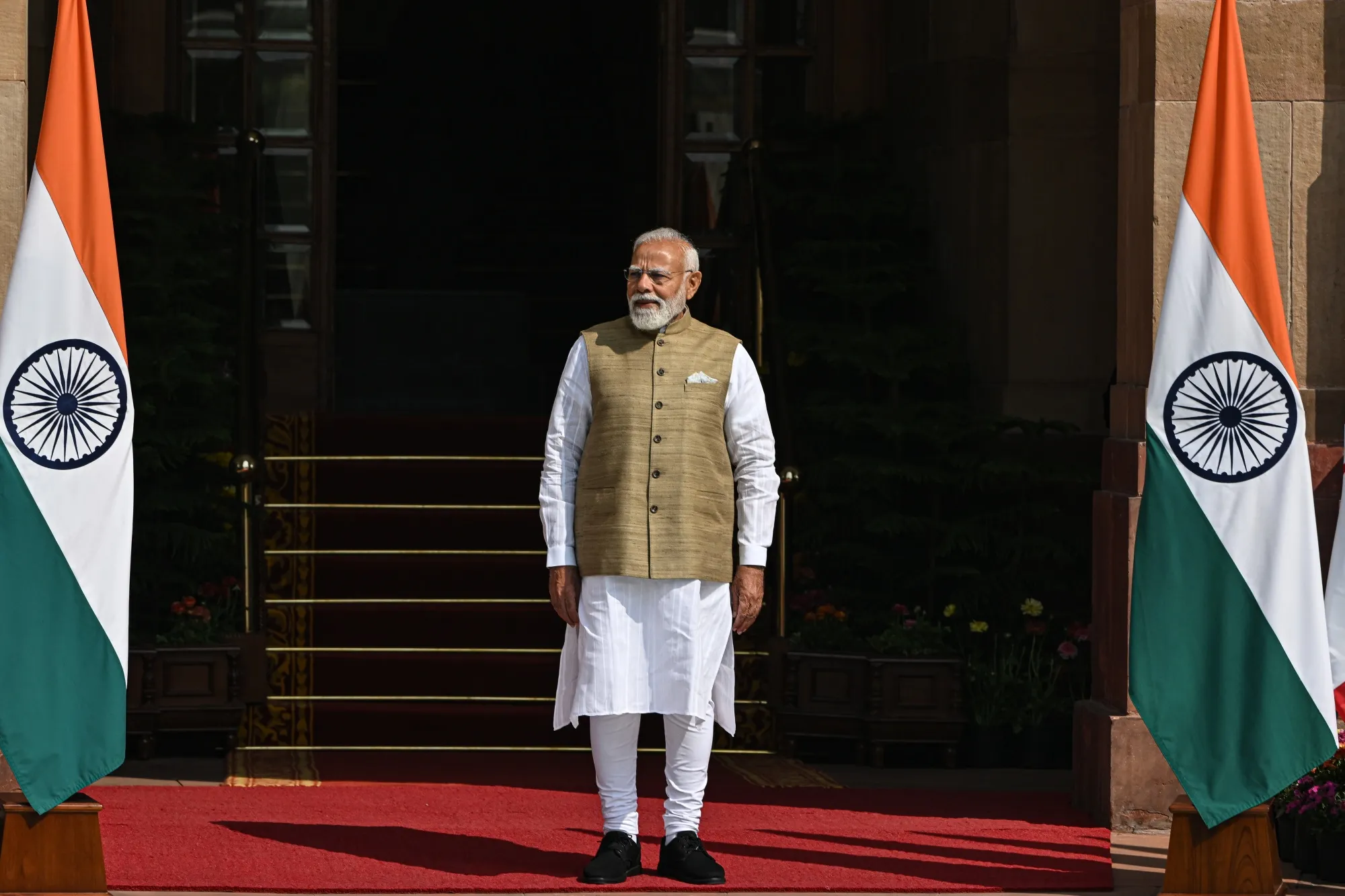 Narendra Modi, India's prime minister,&nbsp;in New Delhi on March 2.&nbsp;