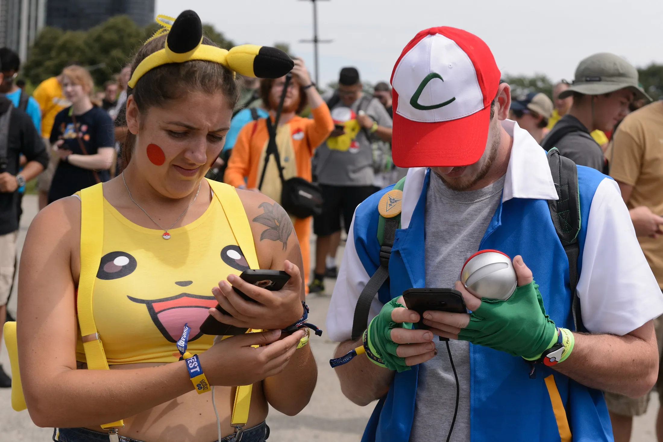 The Pokémon Go&nbsp;Fest in Chicago on July 22, 2017.