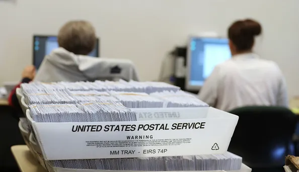 Mailing it in.