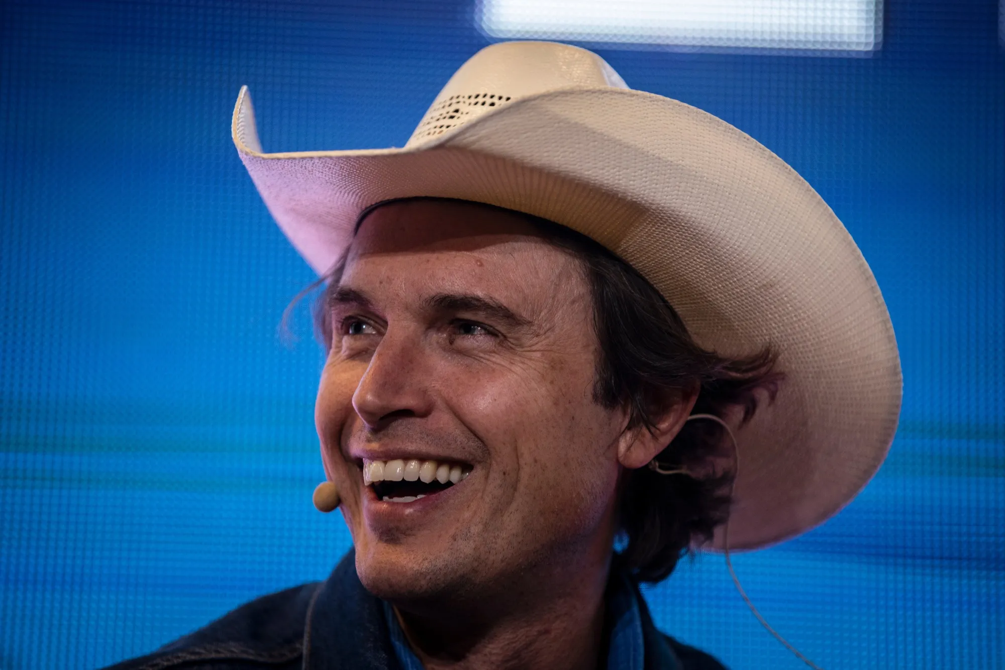 Kimbal Musk speaks during ETHDenver on Feb. 18, 2022.