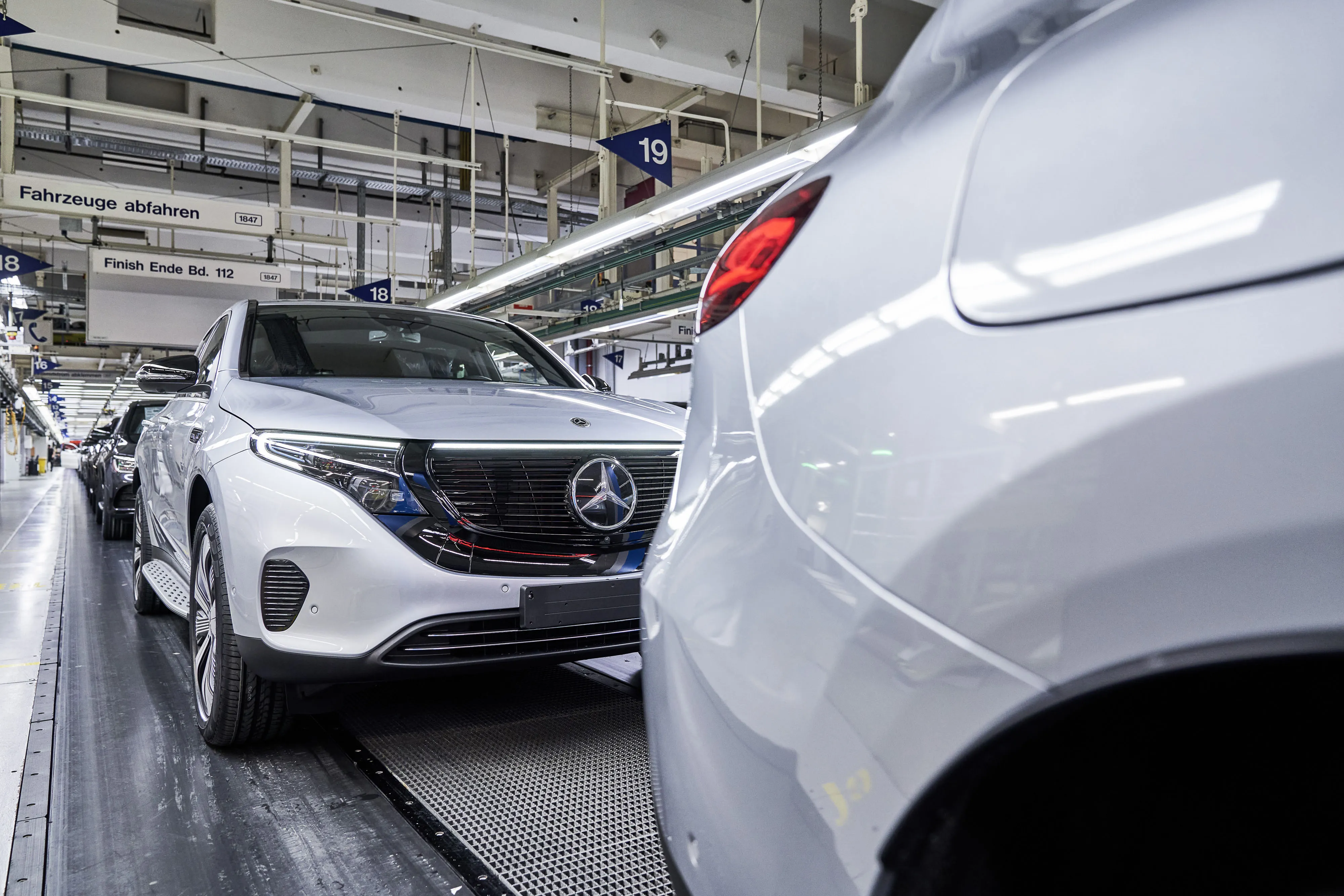 Daimler will introduce the EQA compact this month, one of four purely battery-powered vehicles it’s launching in 2021.