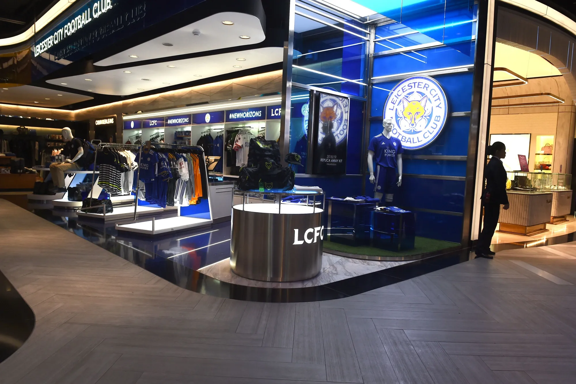A Leicester City Football Club souvenir shop in Bangkok.