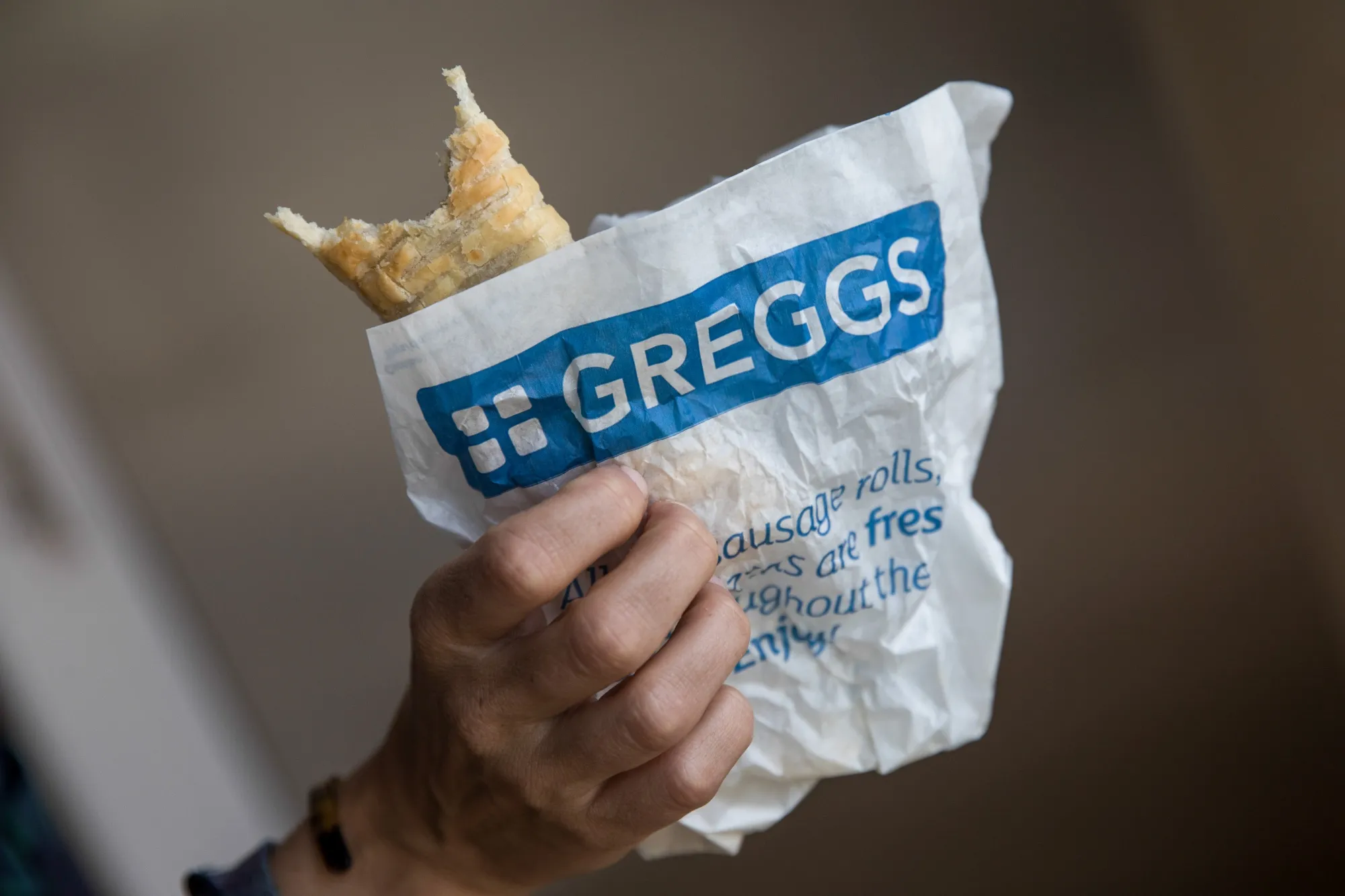 Greggs vegan sausage roll.