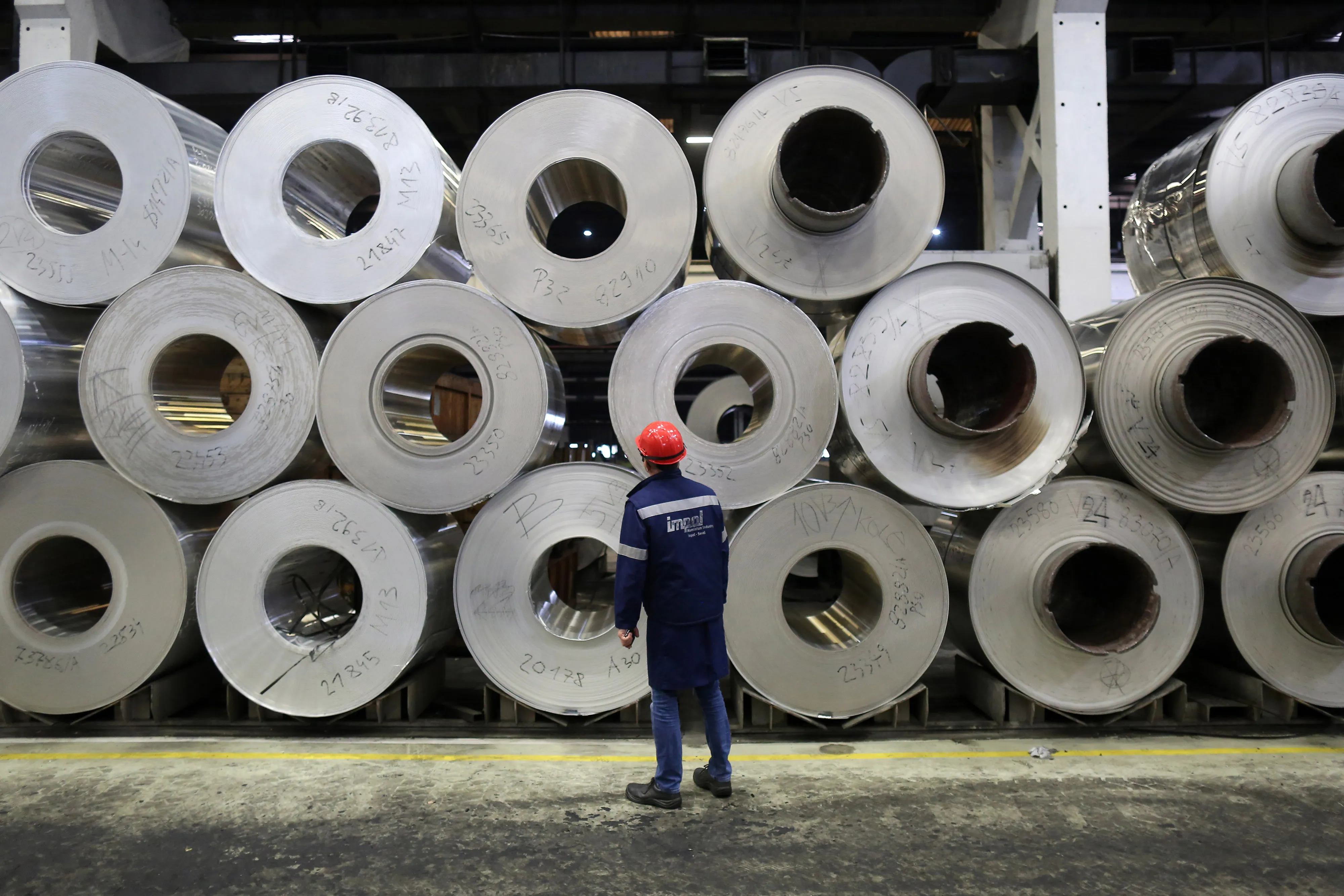 Sheet aluminum.