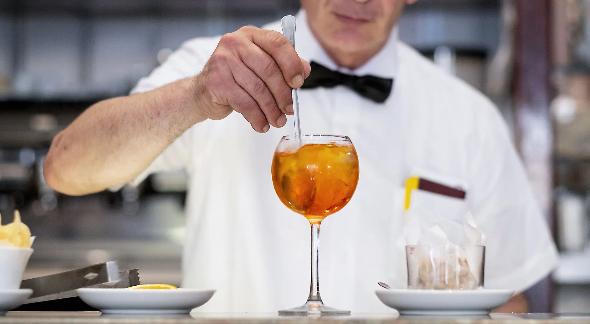 An Aperol cocktail