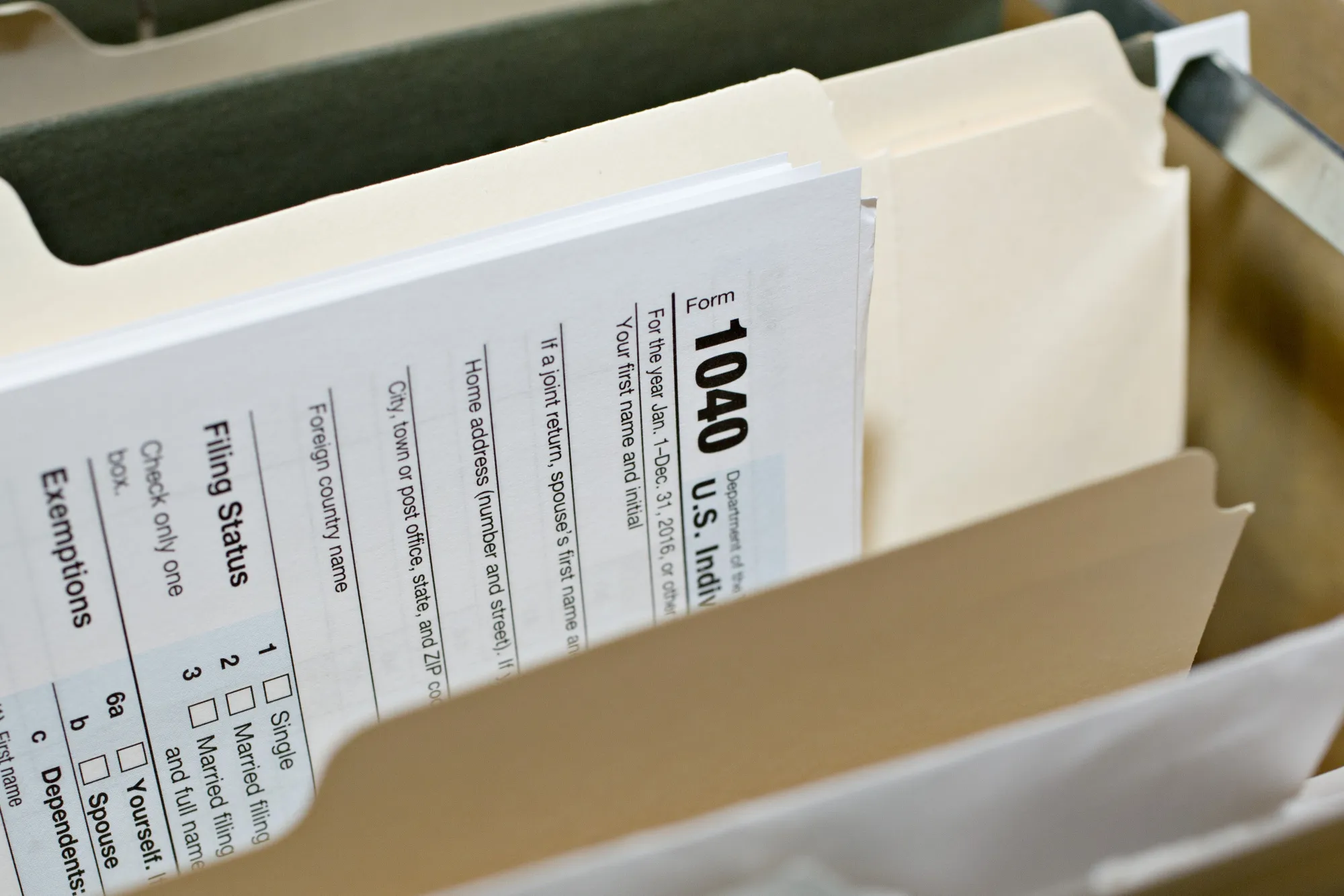 Internal Revenue Service Forms Ahead Of 2016 Income Tax Deadline 