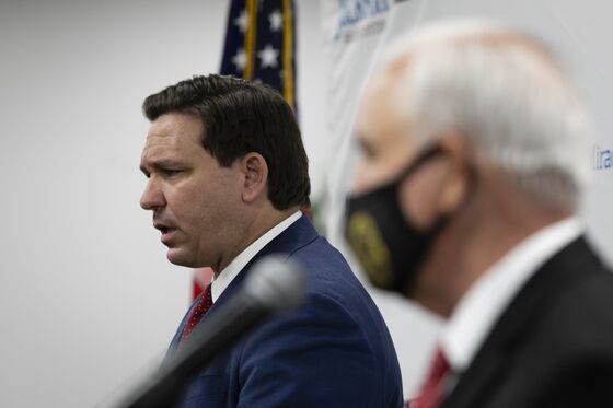 Florida, Haven for NBA and Trump, Sets Covid Death Record