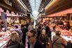 Shoppers at Markets Ahead of Spanish Inflation Figures