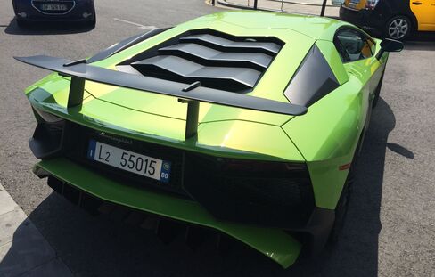 The rear.