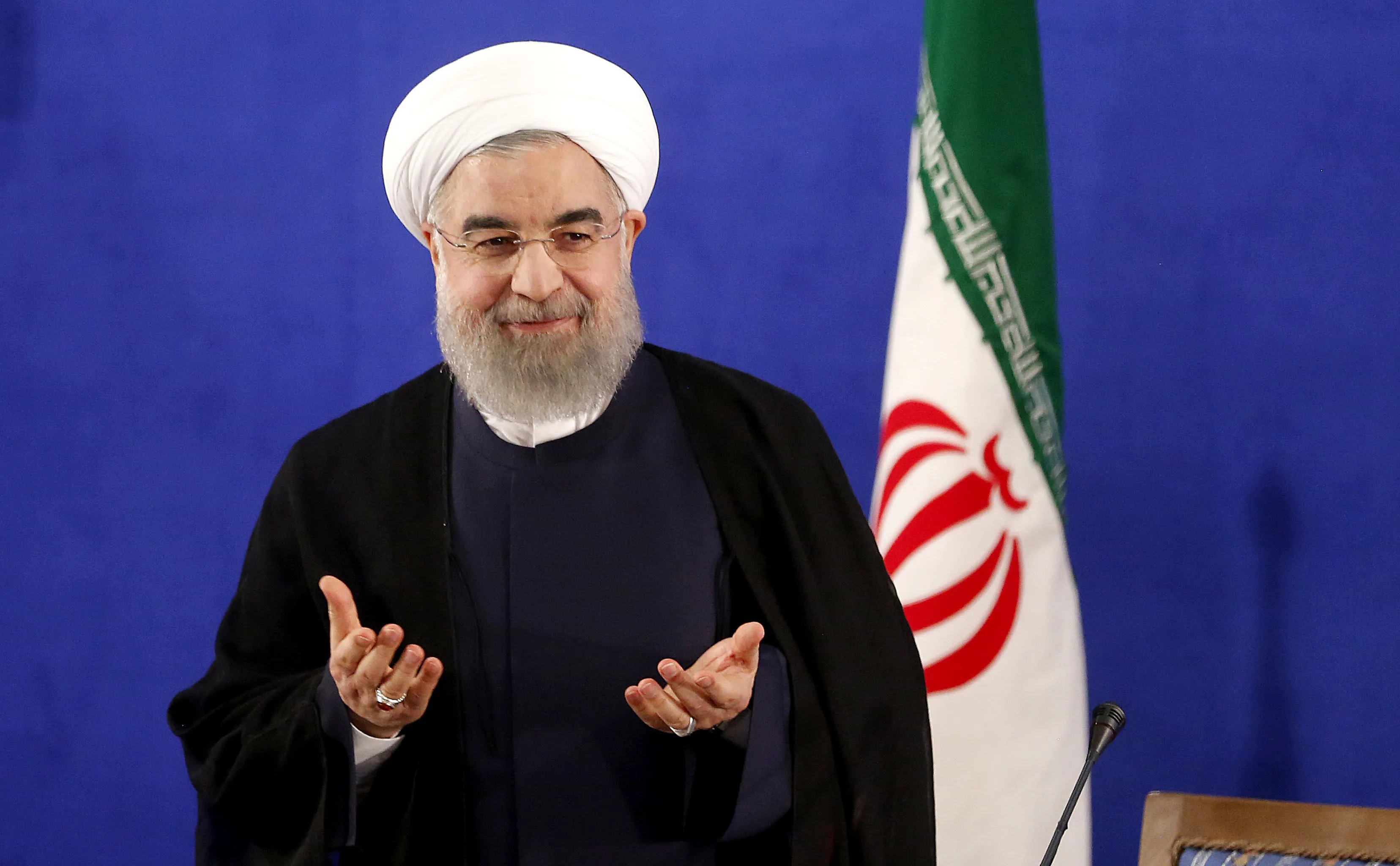 Iranian President Hassan Rouhani.
