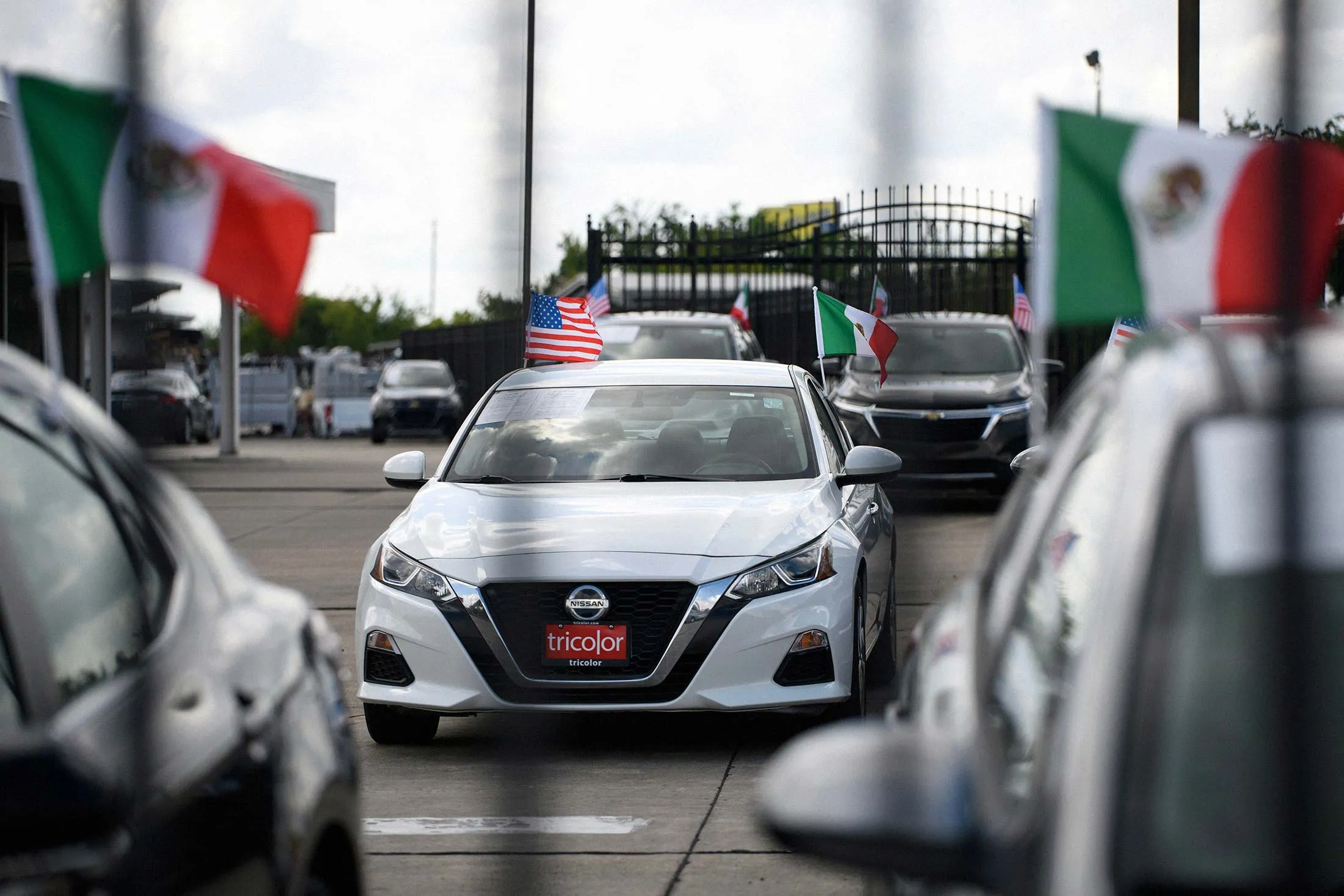 A Tricolor dealership in Houston.