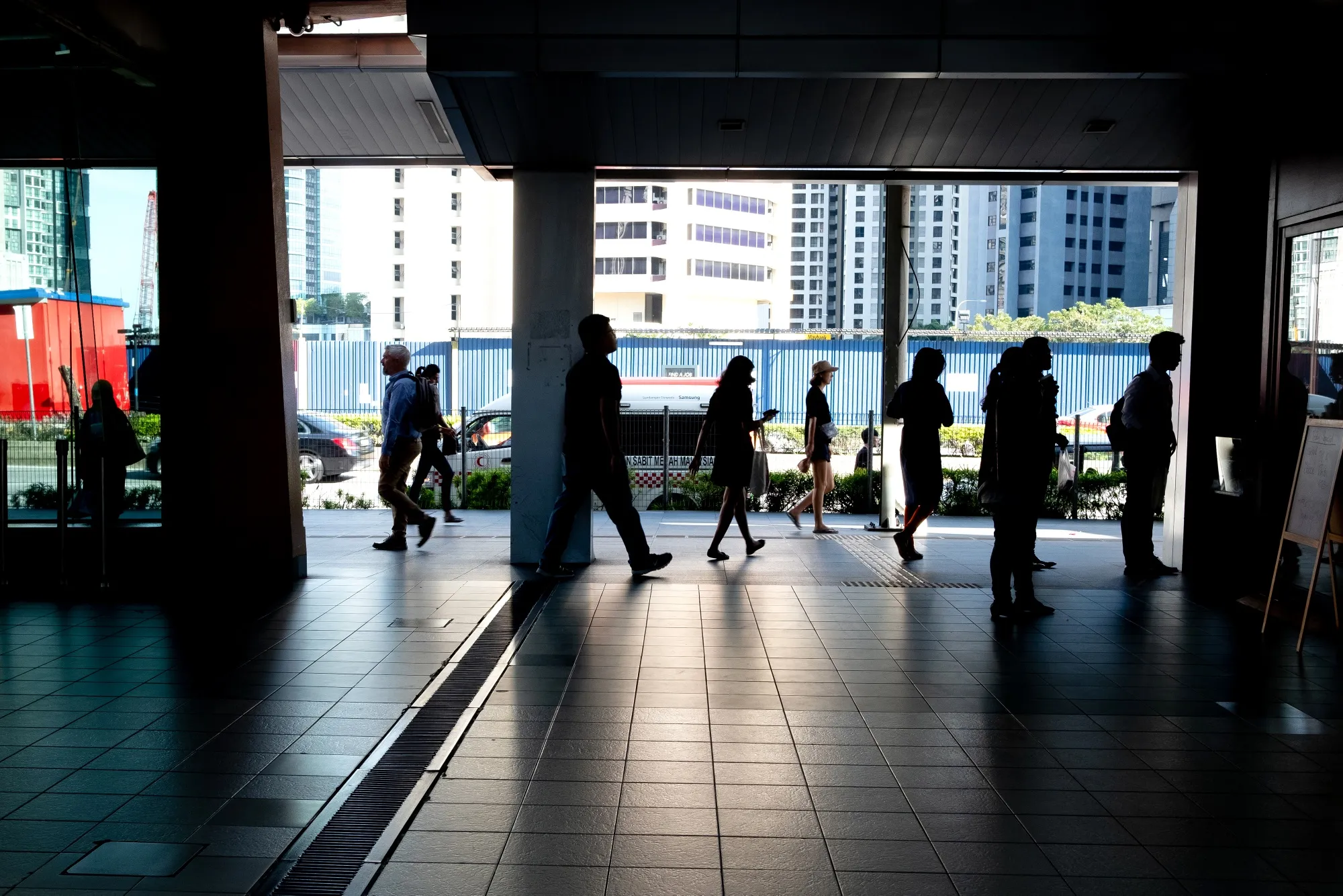 Commuters In Downtown Kuala Lumpur As Malaysia Has A Three-Year Plan to Beat Economic Challenges