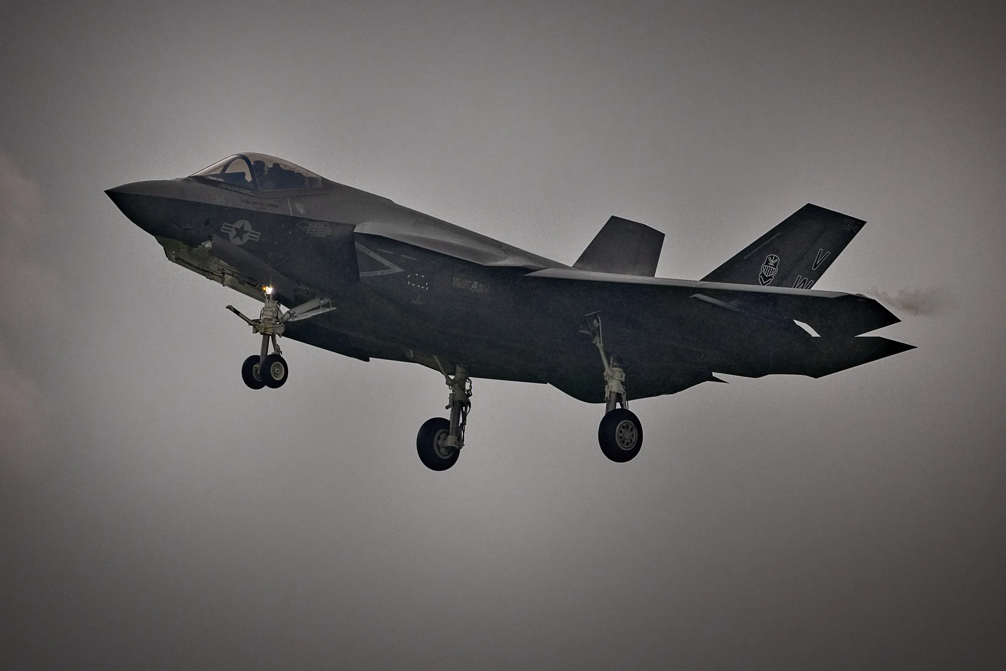 F-35 Lightning fighter jet.