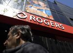 A Rogers store in Montreal on May 9, 2022.