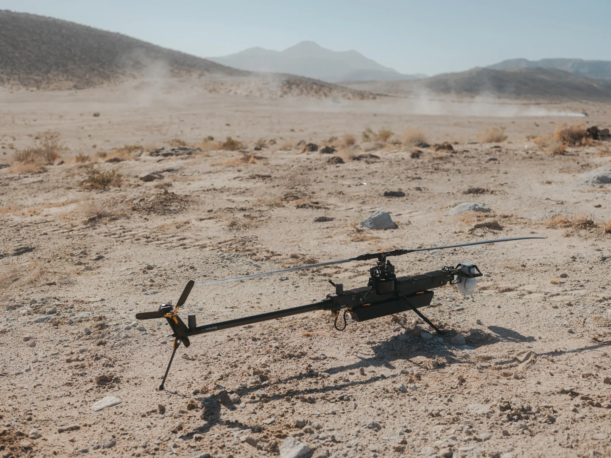 An Anduril Industries Ghost-X reconnaissance drone.