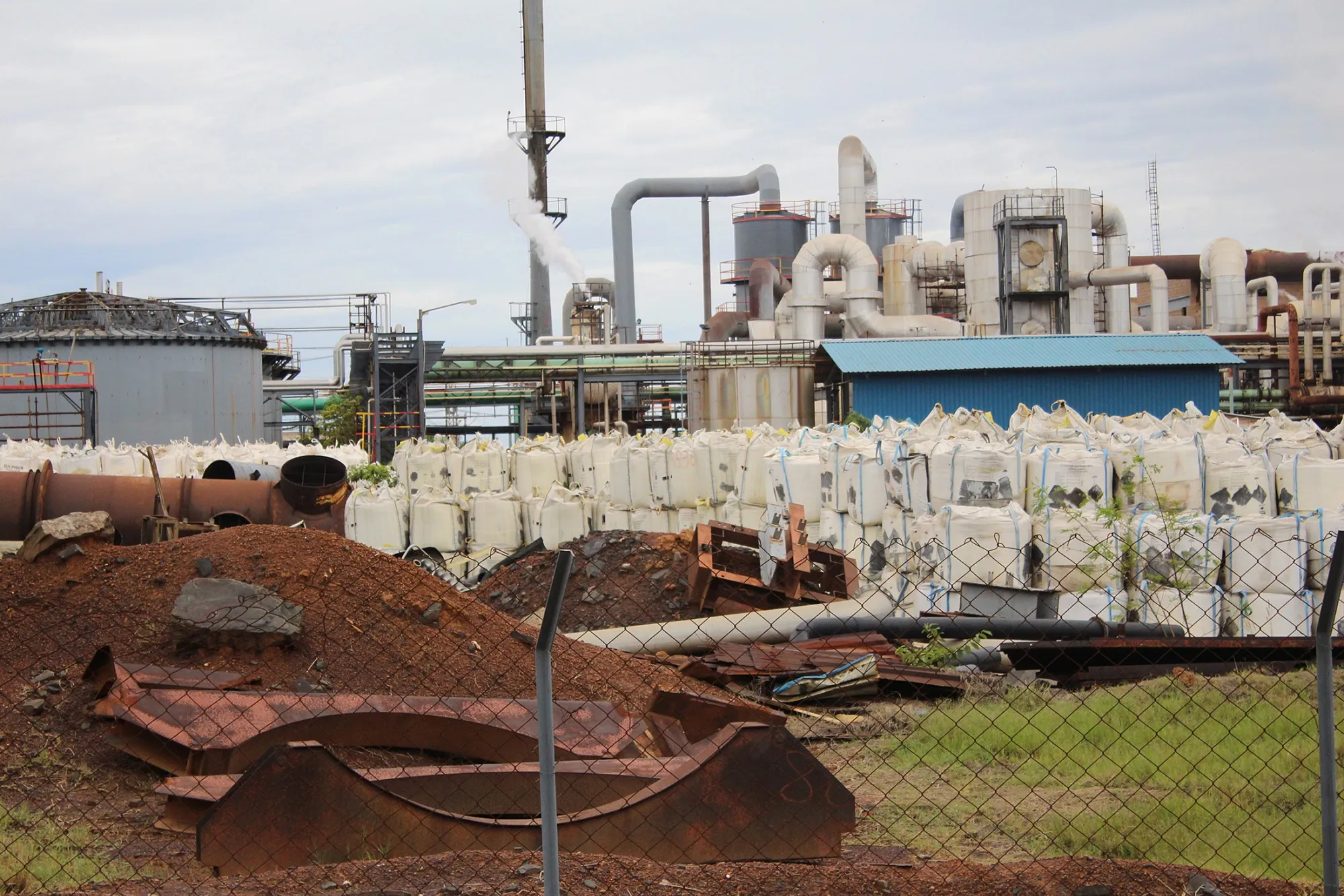 Sacks of cobalt at Chemaf Resources’ Etoile mine&nbsp;in Congo’s Katanga province.