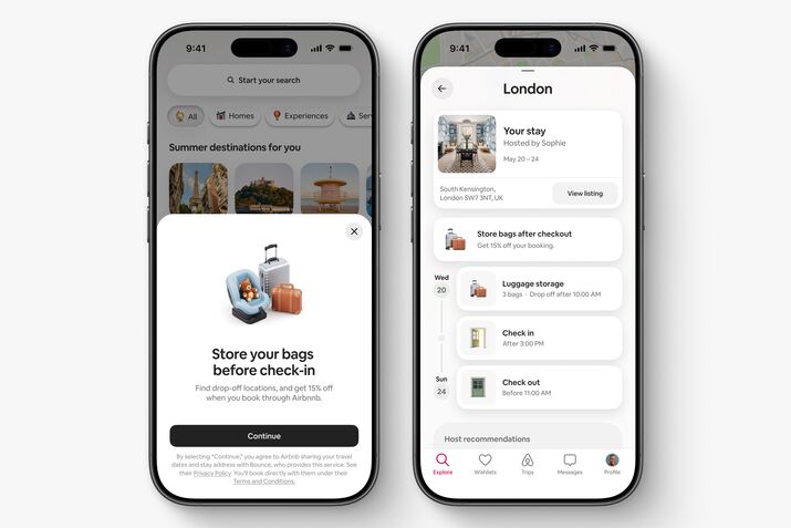 Airbnb Pushes Beyond Stays With Luggage Storage, Car Rentals, Hotels